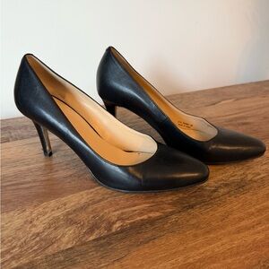 Cole Haan Classic Black Leather Heels